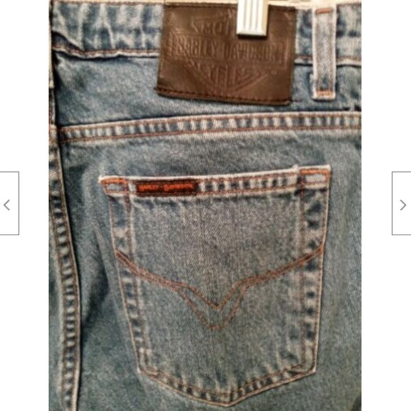 Harley Davidson Blue Jeans Women's Size 8 Regular Boot Cut Biker Denim HD - Picture 5 of 12